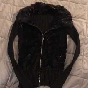 Soft dressy black sweater